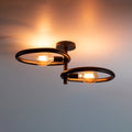 Plafondlamp Pebble | 2-Lichts | Artic zwart