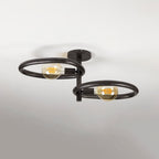 Plafondlamp Pebble | 2-Lichts | Artic zwart
