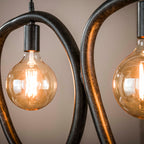 Hanglamp Pebble | 4-Lichts | Artic zwart