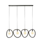 Hanglamp Pebble | 4-Lichts | Artic zwart