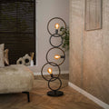 Vloerlamp Loop | 3-Lichts | Artic zwart