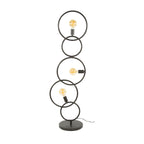 Vloerlamp Loop | 3-Lichts | Artic zwart