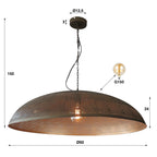 Hanglamp Cosmic | 1-Lichts | Ø90cm Antiek brons