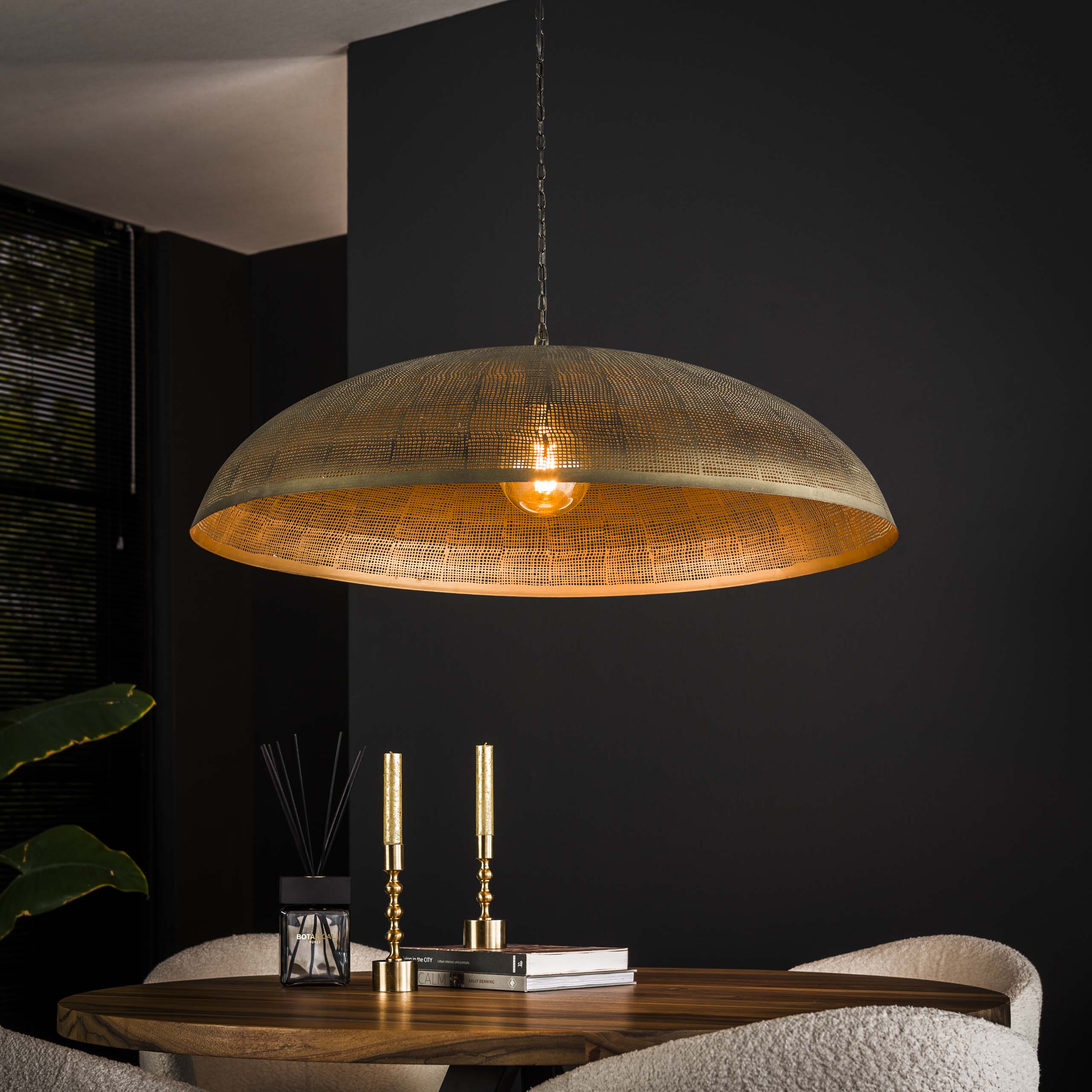 Hanglamp Cosmic | 1-Lichts | Ø90cm Antiek brons