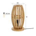 Tafellamp Orbit | 1-Lichts | Massief mango