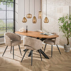 Hanglamp Stripe Horizontal | 5-Lichts | Smoke bruin glas