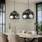 Hanglamp Bubble Shaded XL | 2-Lichts | Artic zwart