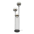 Vloerlamp Bubble Shaded | 3-lichts | Artic zwart