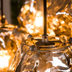 Hanglamp Rock | 4+3-Lichts | Chroom & Glas