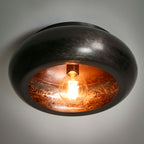 Plafondlamp Sky | 1-Lichts | Ø42cm Zwart nikkel