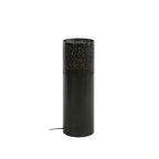 Vloerlamp Cylinder Glow | 1-Lichts | Zwart nikkel