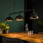 Hanglamp Industrial Tube | 3-Lichts | Zwart