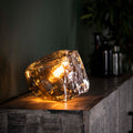Tafellamp Rock | 1-lichts | Chroom glas