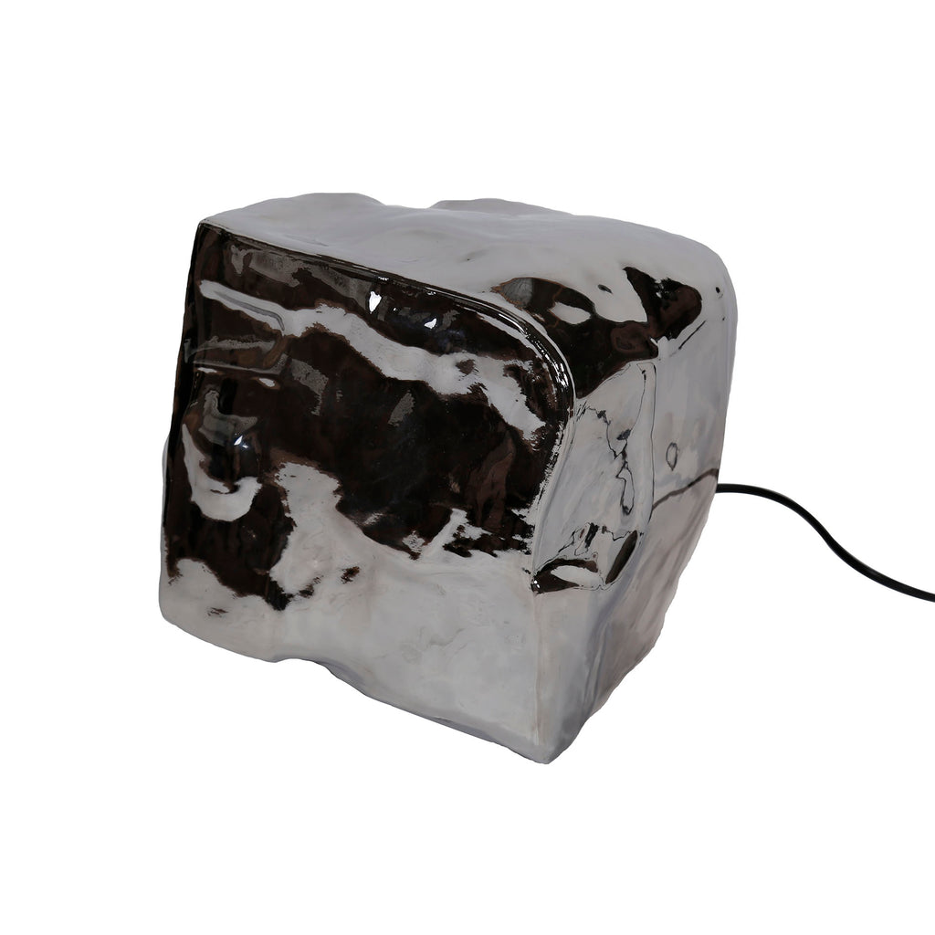 Tafellamp Rock | 1-lichts | Chroom glas