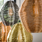 Hanglamp Web | 5-Lichts | Mat nikkel mix