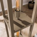 Vloerlamp Quadra | 4-Lichts | Beige
