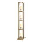 Vloerlamp Quadra | 4-Lichts | Beige