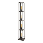 Vloerlamp Quadra | 4-Lichts | Artic zwart