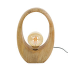 Tafellamp Arch Wood L | 1-lichts | Massief mango