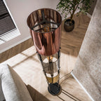 Vloerlamp Lucente Tricolore | 3-Lichts | Artic zwart
