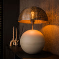 Tafellamp Sphere | 1-Lichts | Mat beige