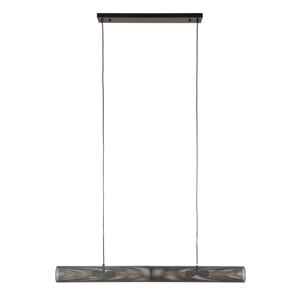 Hanglamp Tube Mesh | 4-Lichts | Artic zwart