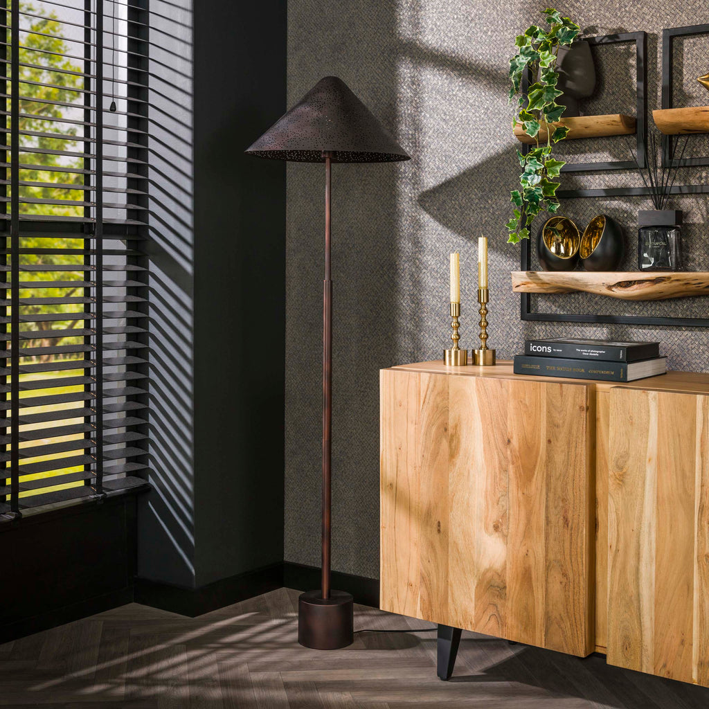Vloerlamp Kosmos | 1-Lichts | Charcoal