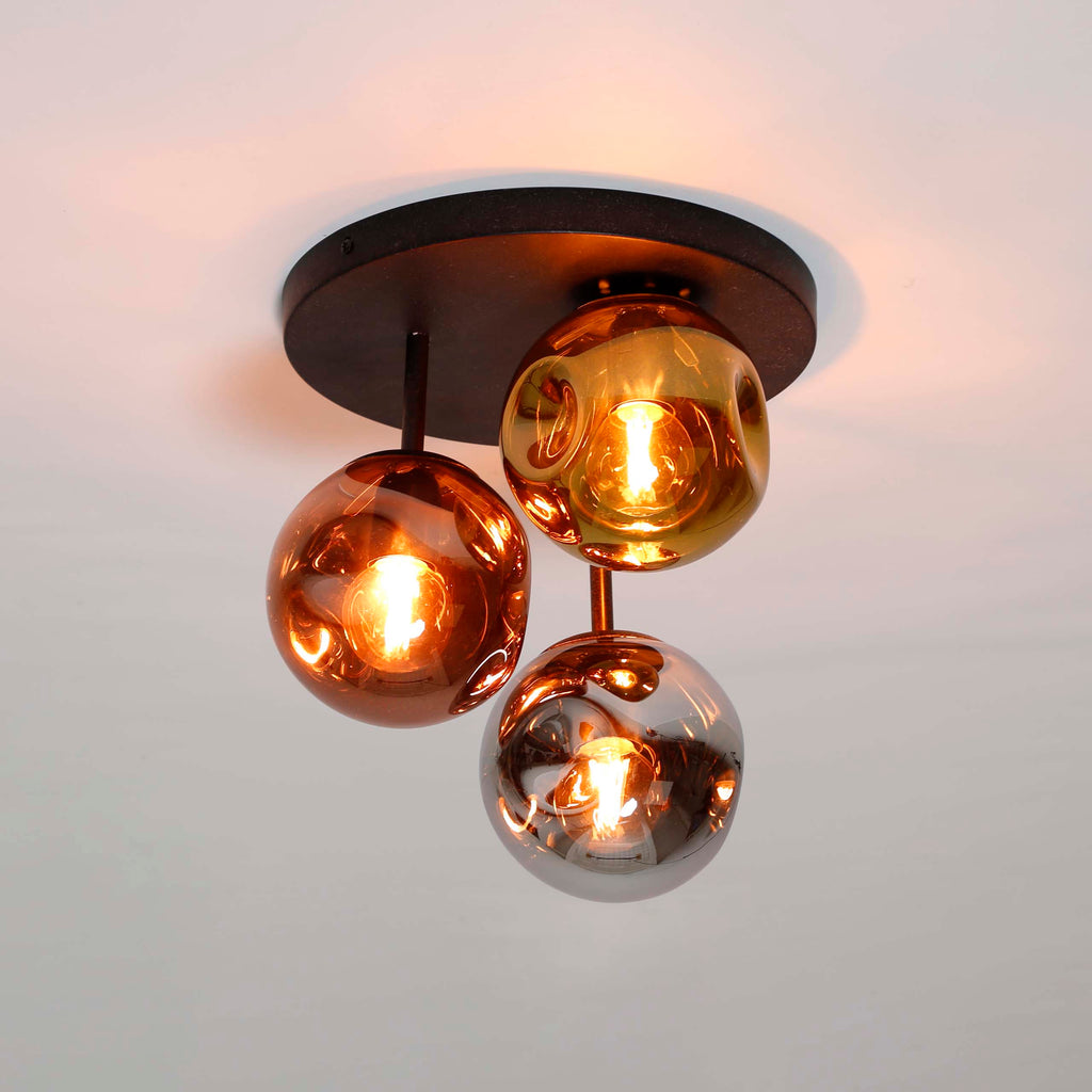 Plafondlamp Stellar | 3-Lichts | Artic zwart