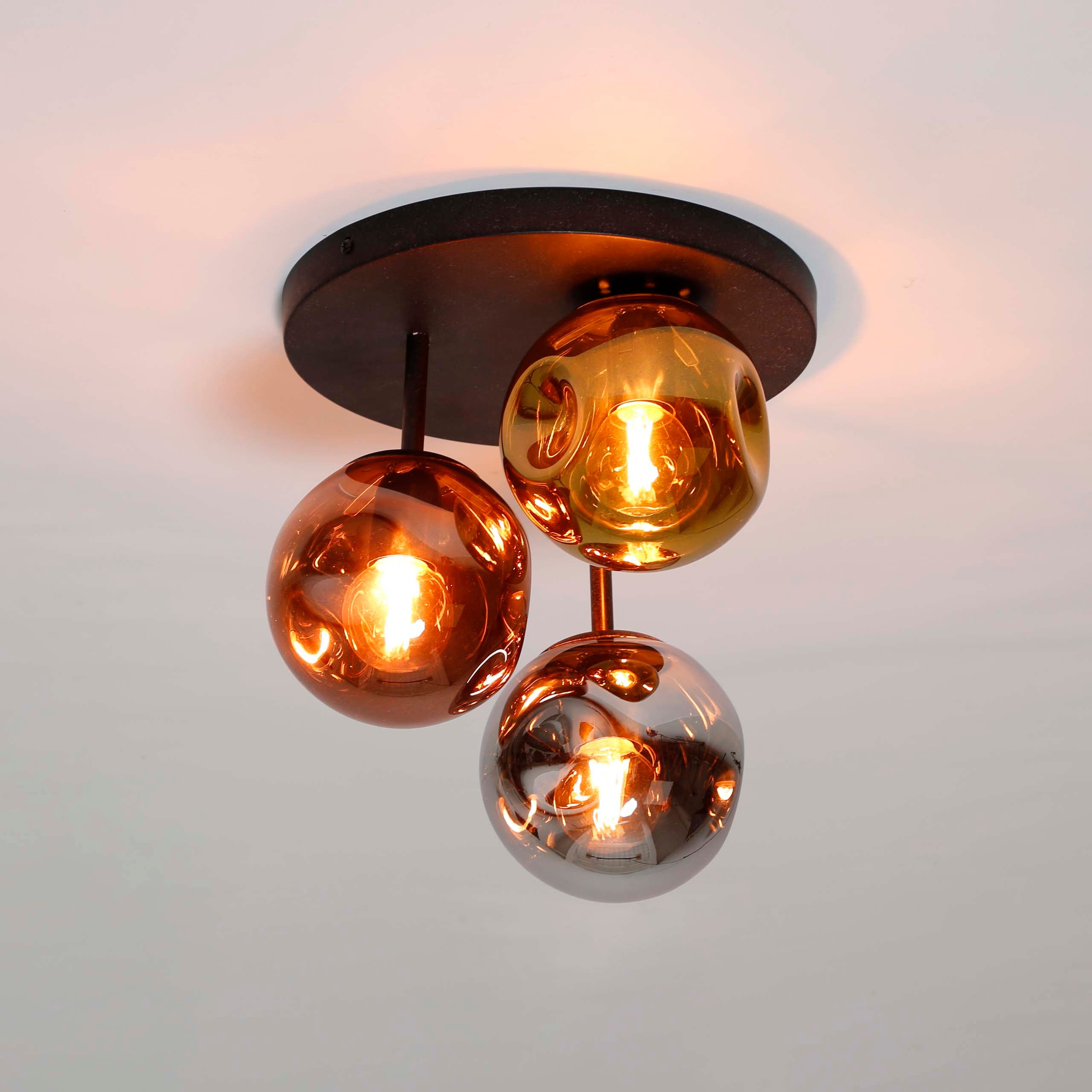 Plafondlamp Stellar | 3-Lichts | Artic zwart