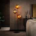 Vloerlamp Stellar | 3-Lichts | Artic zwart