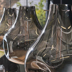 Hanglamp Dent Glass | 3-Lichts | Artic zwart