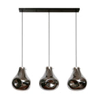 Hanglamp Dent Glass | 3-Lichts | Artic zwart