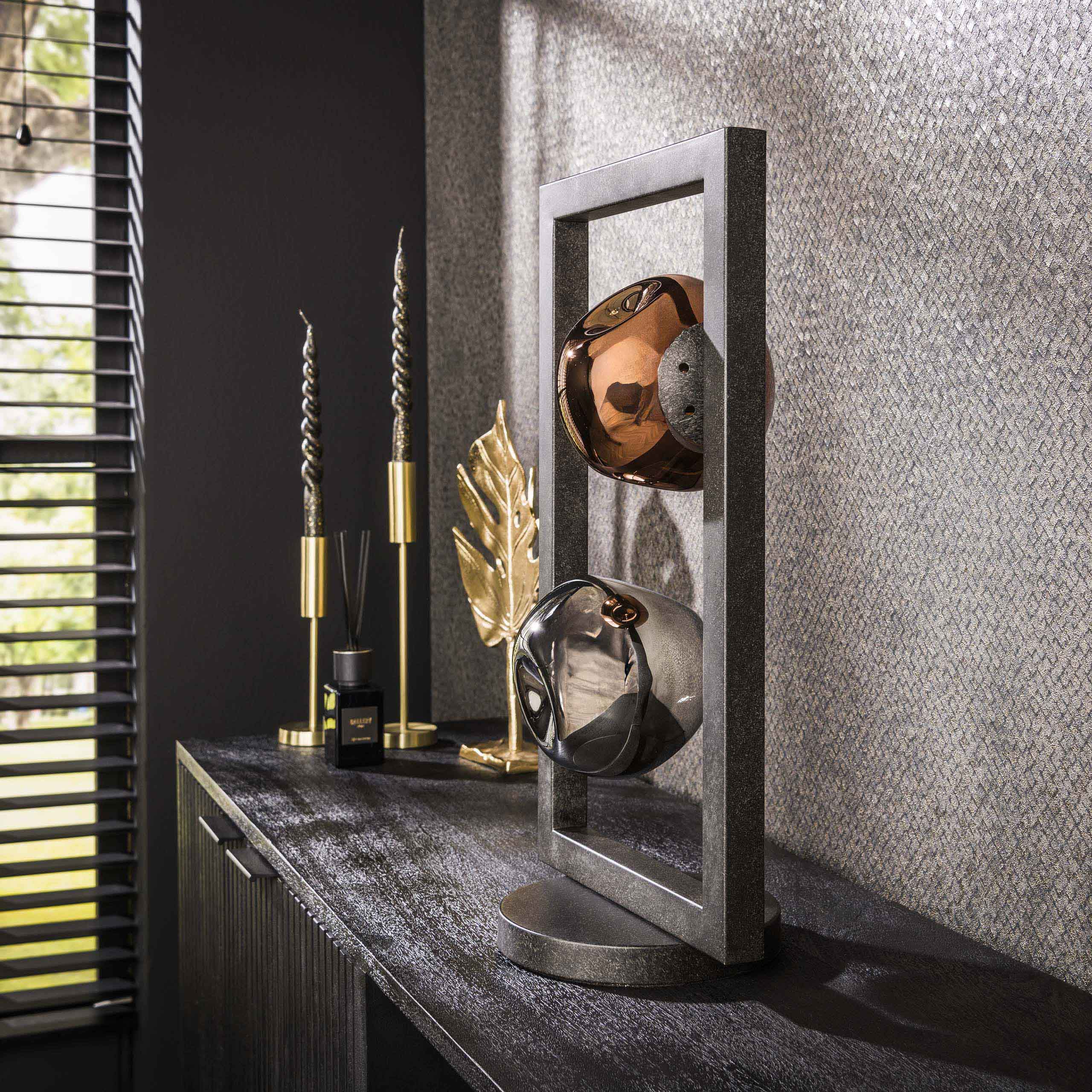 Tafellamp Stellar | 2-Lichts | Artic zwart