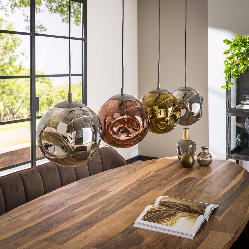 Hanglamp Stellar | 4-Lichts | Oud zilver