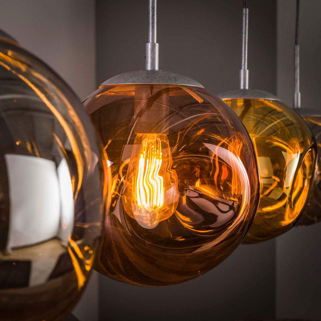 Hanglamp Stellar | 4-Lichts | Oud zilver