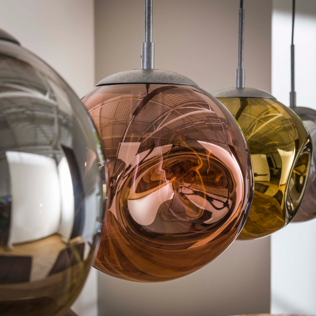 Hanglamp Stellar | 4-Lichts | Oud zilver