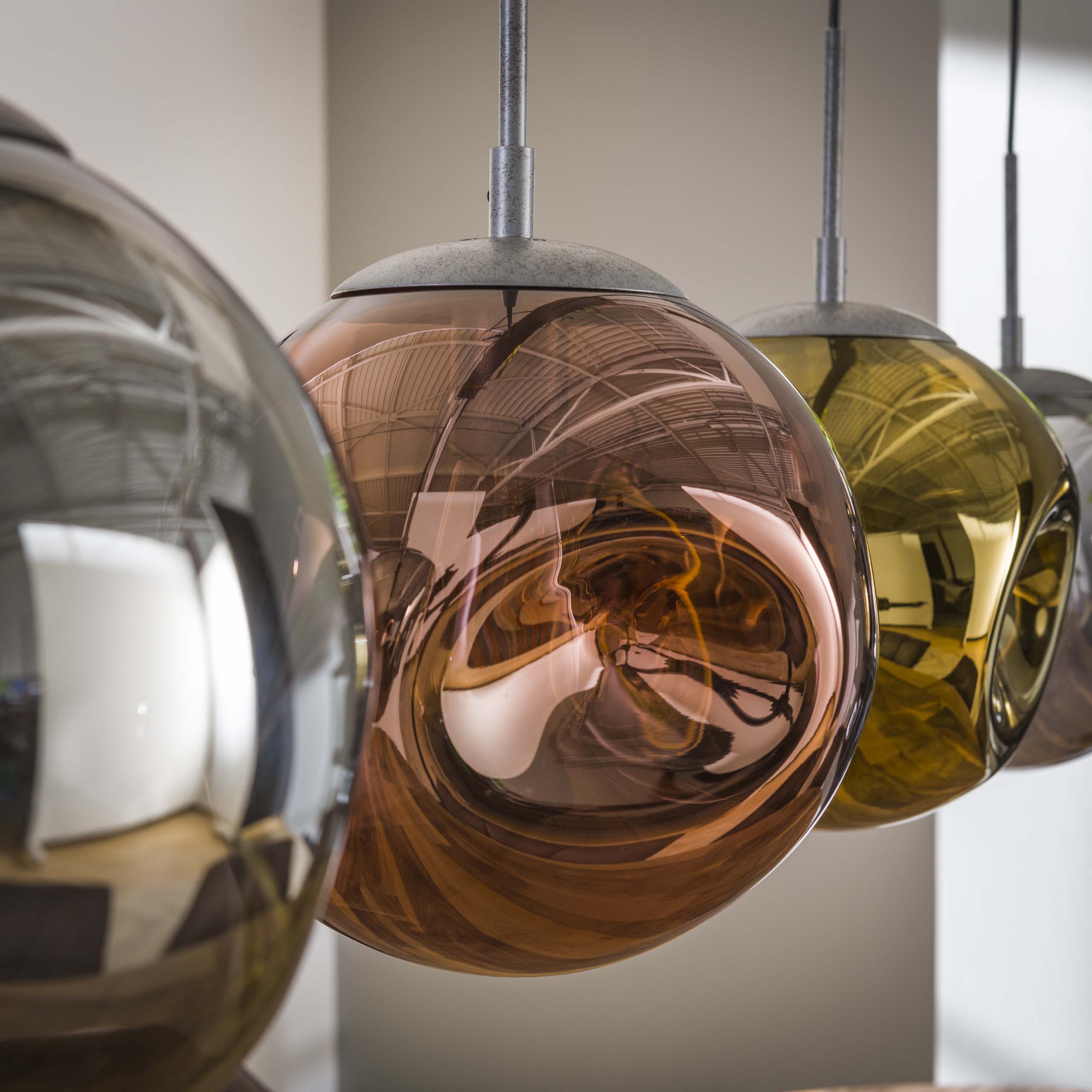 Hanglamp Stellar | 4-Lichts | Oud zilver