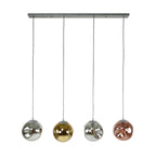 Hanglamp Stellar | 4-Lichts | Oud zilver