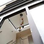 Hanglamp Stellar | 7-Lichts | Getrapt | Oud zilver