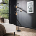 Vloerlamp Ring | 3-Lichts | Charcoal