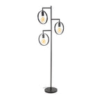 Vloerlamp Ring | 3-Lichts | Charcoal