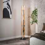 Vloerlamp Tube Glass | 5-Lichts | Artic zwart