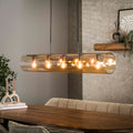 Hanglamp Tube Glass | 5-Lichts | Artic zwart