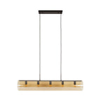 Hanglamp Tube Glass | 5-Lichts | Artic zwart