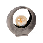 Tafellamp Full Moon | 1-Lichts | Oud zilver