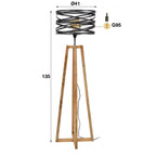 Vloerlamp Twist | 1-Lichts | Slate grey