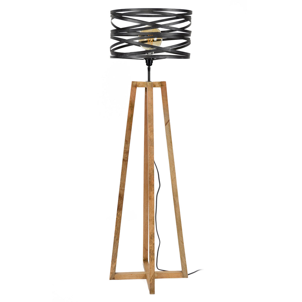 Vloerlamp Twist | 1-Lichts | Slate grey