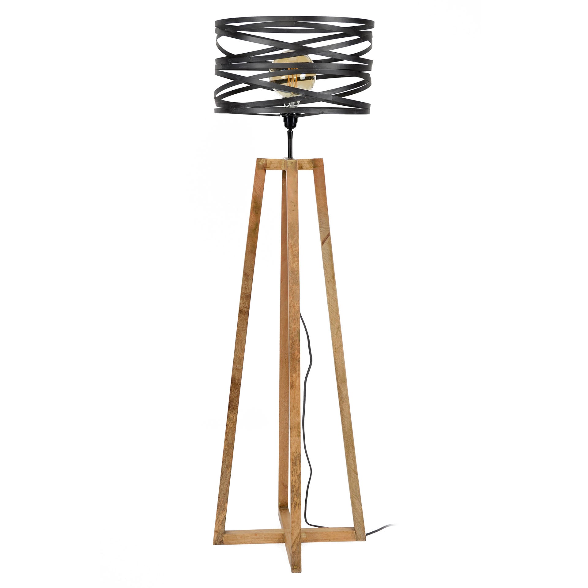 Vloerlamp Twist | 1-Lichts | Slate grey