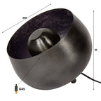 Tafellamp Basket | 1-Lichts | Zwart nikkel