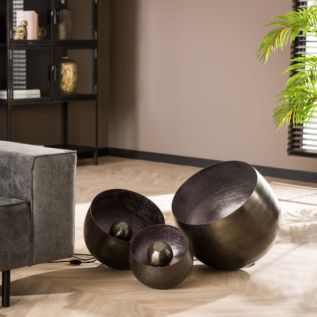 Tafellamp Basket | 1-Lichts | Zwart nikkel